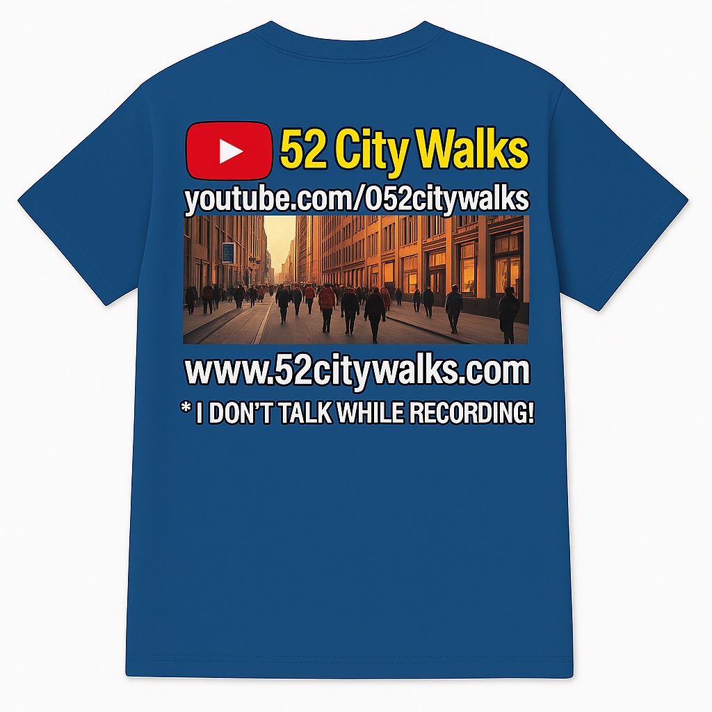 52 City Walks Sponsor Shirt Example